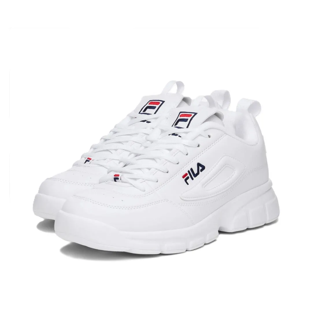 Fila Men's Disruptor SE White Navy Red Sneaker Shoes