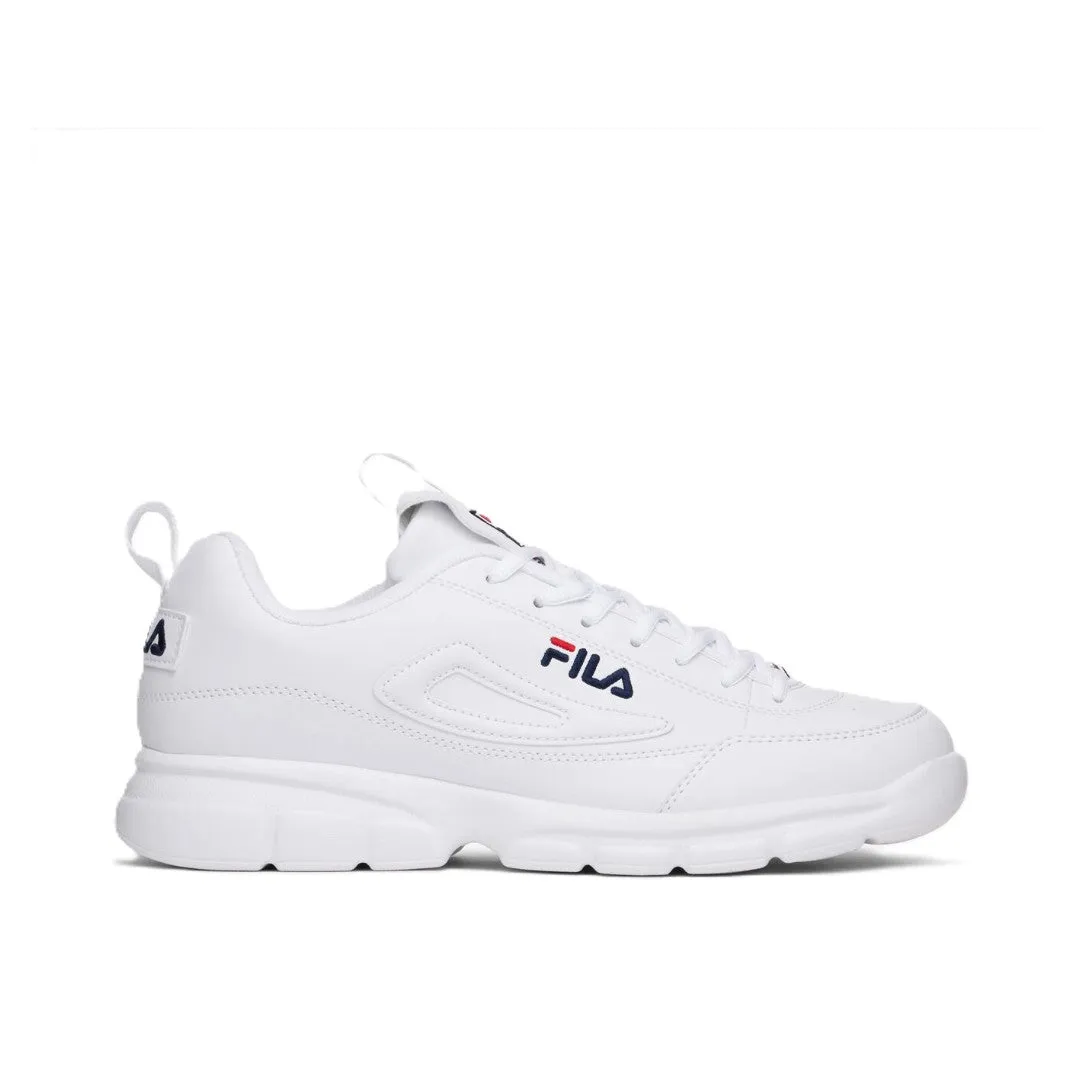 Fila Men's Disruptor SE White Navy Red Sneaker Shoes