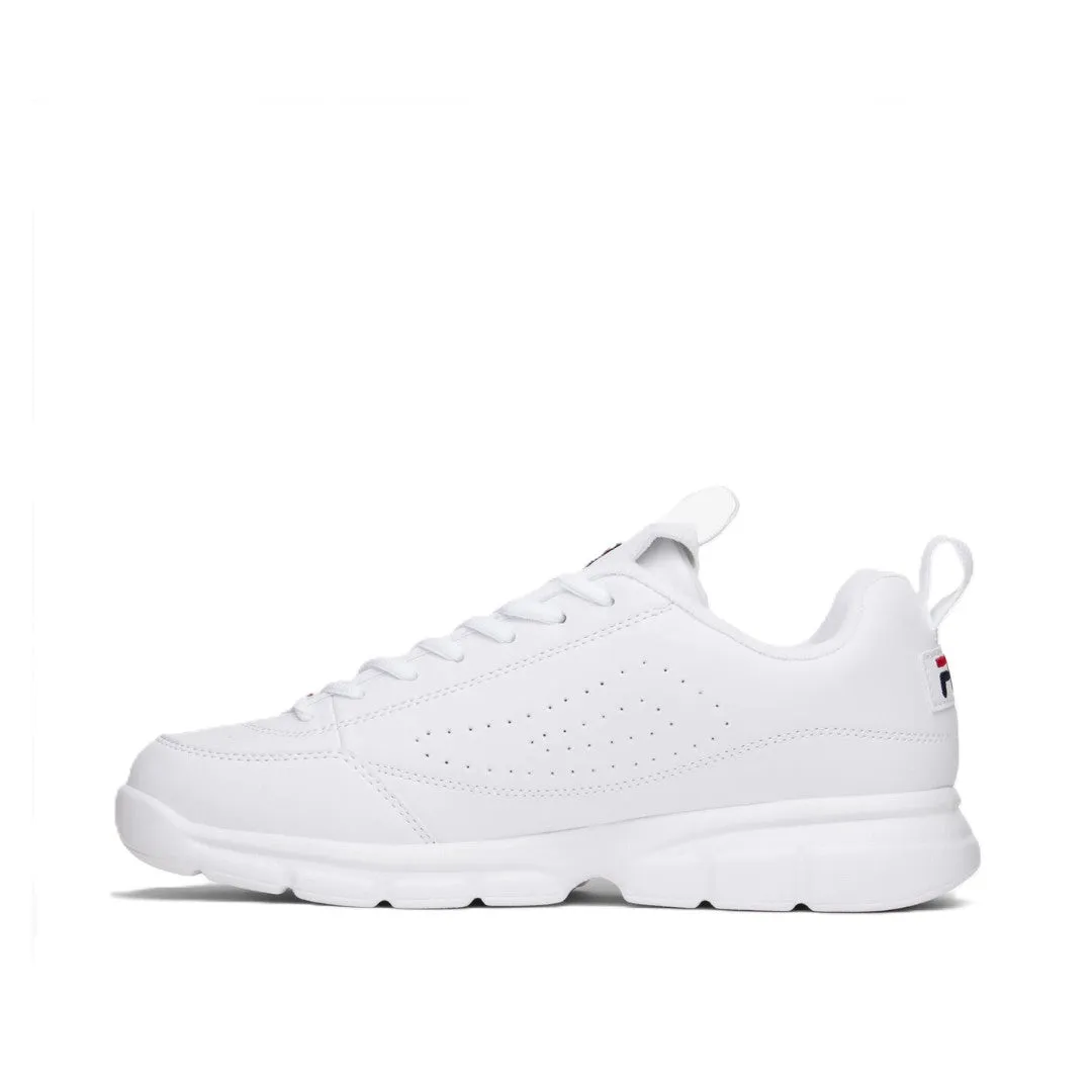 Fila Men's Disruptor SE White Navy Red Sneaker Shoes