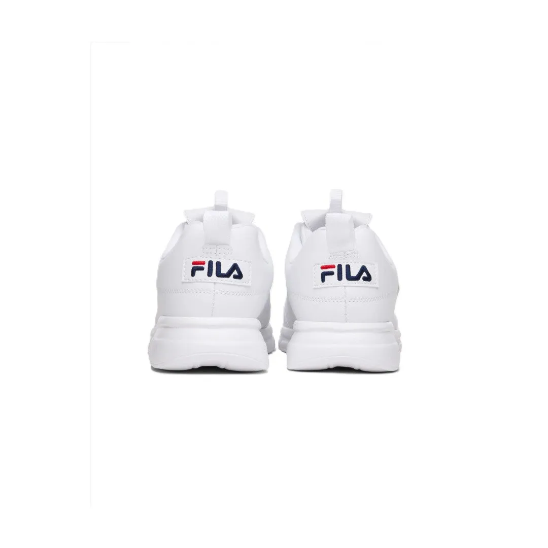 Fila Men's Disruptor SE White Navy Red Sneaker Shoes