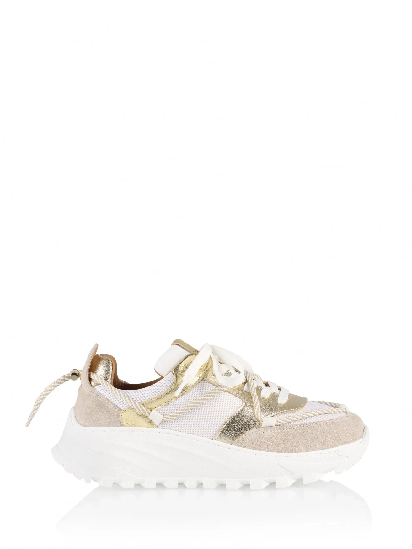 FOXTON mesh - Sneakers | Sand / Champagne