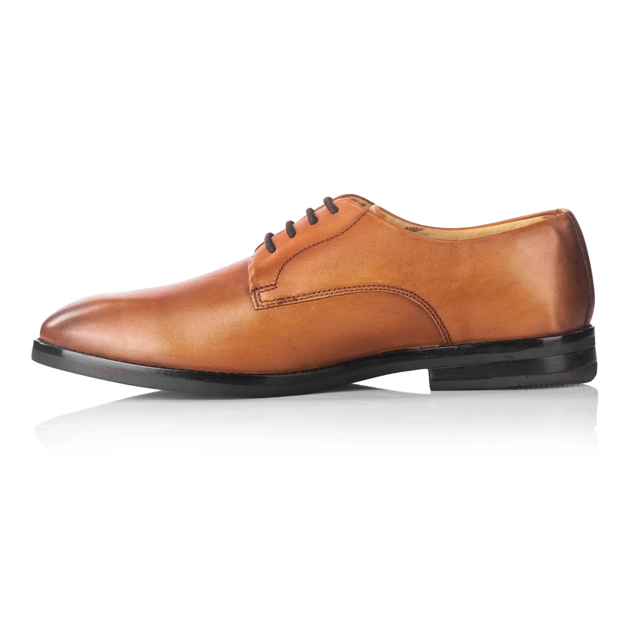 Freeman Plain Vamp Derby (Tan)