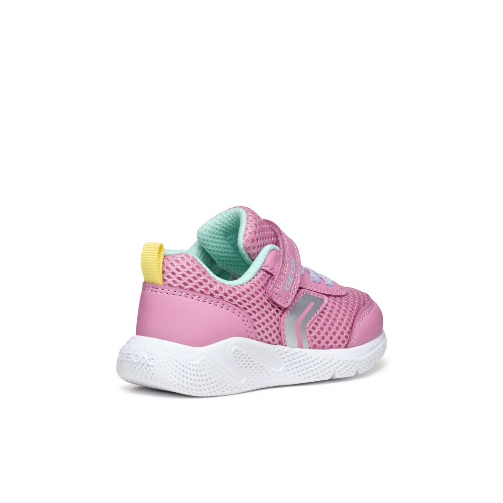 Geox - B Sprintye Girl - Pink/Watersea - Trainers