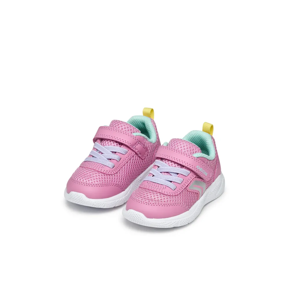 Geox - B Sprintye Girl - Pink/Watersea - Trainers