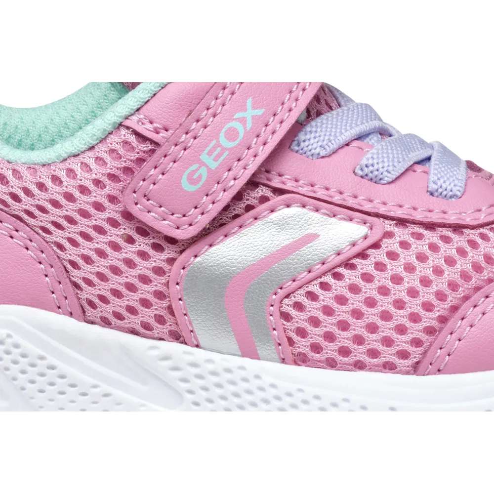 Geox - B Sprintye Girl - Pink/Watersea - Trainers