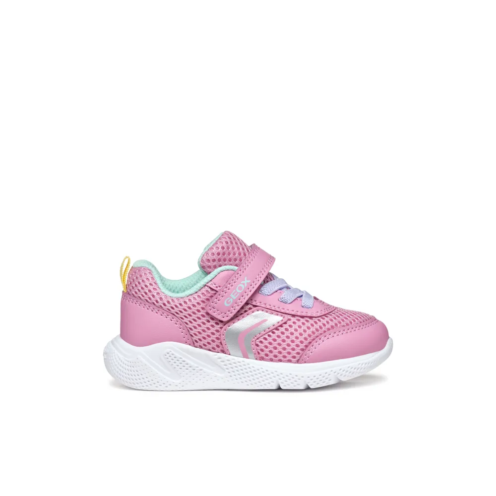 Geox - B Sprintye Girl - Pink/Watersea - Trainers