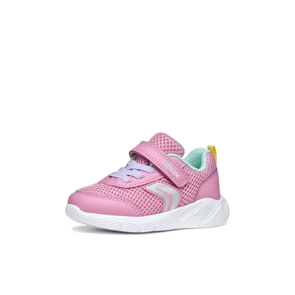 Geox - B Sprintye Girl - Pink/Watersea - Trainers