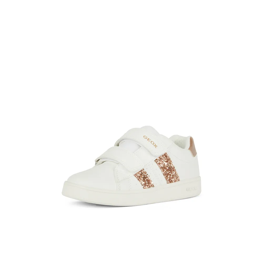 Geox - J Eclyper Girl - White/Rose Gold - Trainers