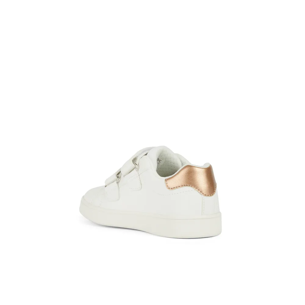 Geox - J Eclyper Girl - White/Rose Gold - Trainers