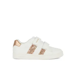 Geox - J Eclyper Girl - White/Rose Gold - Trainers