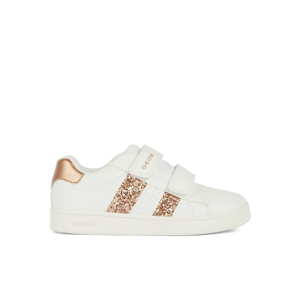 Geox - J Eclyper Girl - White/Rose Gold - Trainers