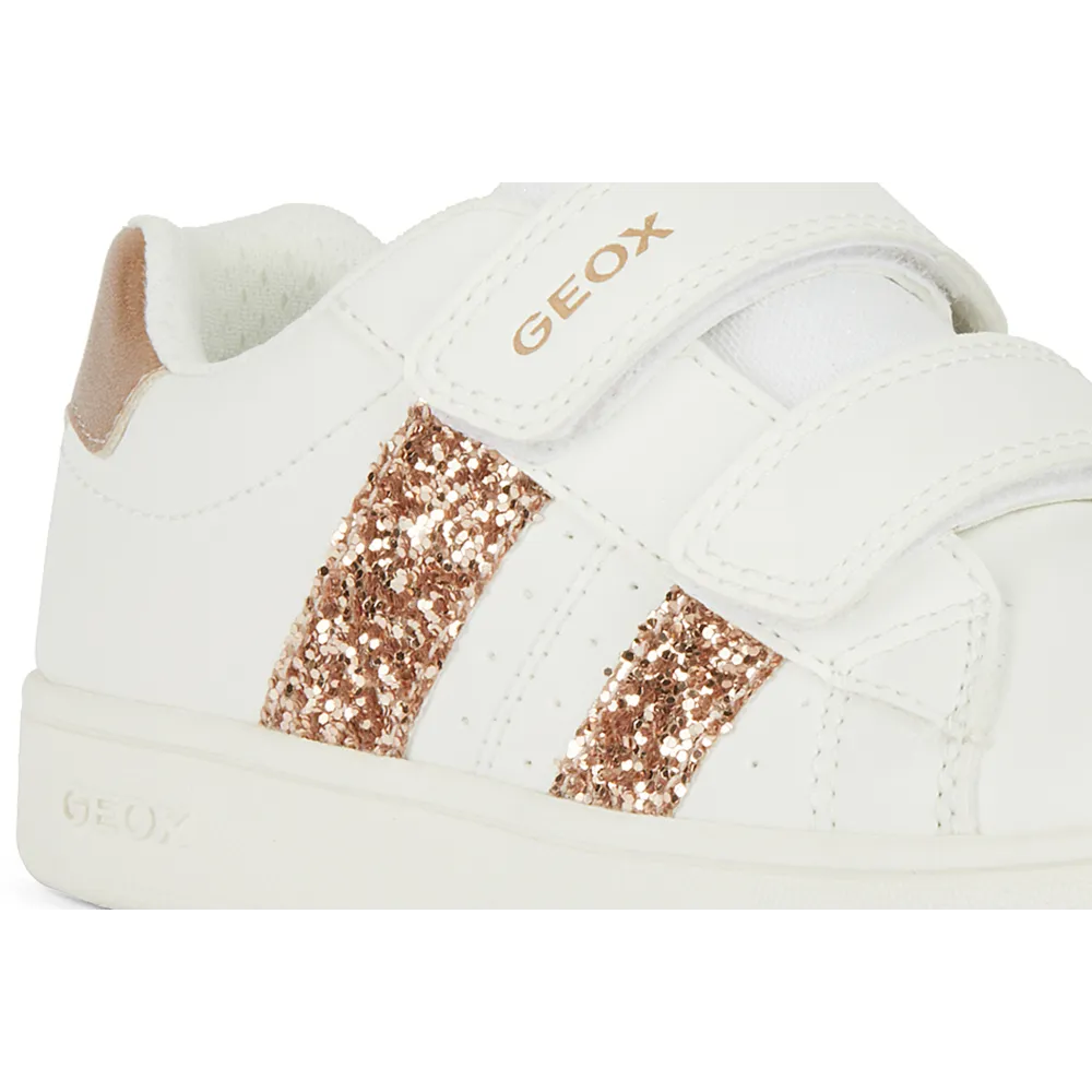 Geox - J Eclyper Girl - White/Rose Gold - Trainers
