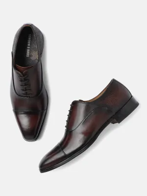 Gordon And Bros Brown Men Derby Lace Up Shoes