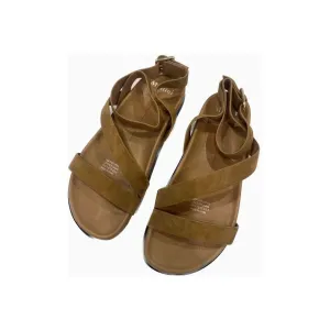 Hilroa Tan Suede Sandal