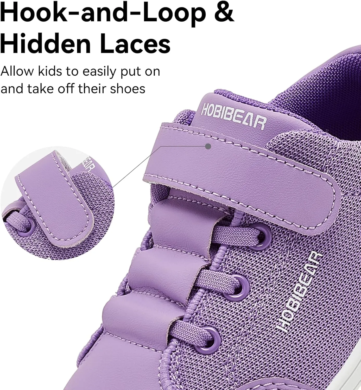 HOBIBEAR Kids Barefoot Shoes Wide Toe Box Zero Drop First Walk for Toddler Little Big Kid Boys Girls Sneaker