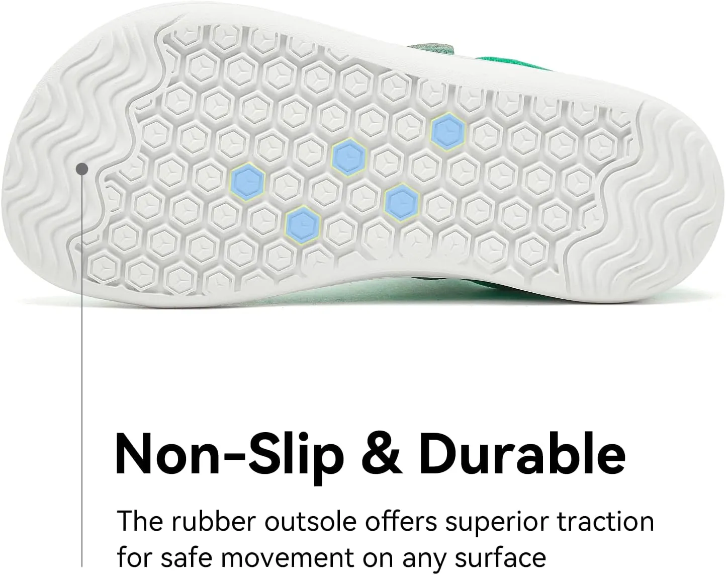 HOBIBEAR Kids Barefoot Shoes Wide Toe Box Zero Drop First Walk for Toddler Little Big Kid Boys Girls Sneaker