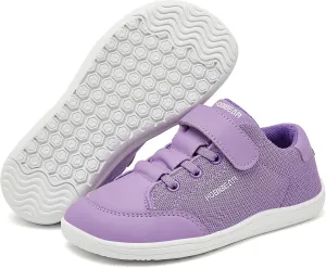 HOBIBEAR Kids Barefoot Shoes Wide Toe Box Zero Drop First Walk for Toddler Little Big Kid Boys Girls Sneaker
