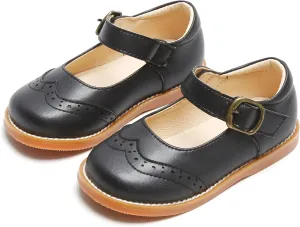 Kiderence Toddler Girls Mary Jane Dress Shoes Little Girls School Oxford Flats