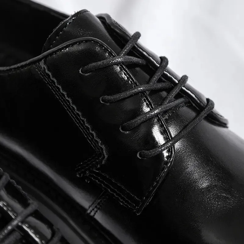 Lace-up Chunky Sole Derby Shoes
