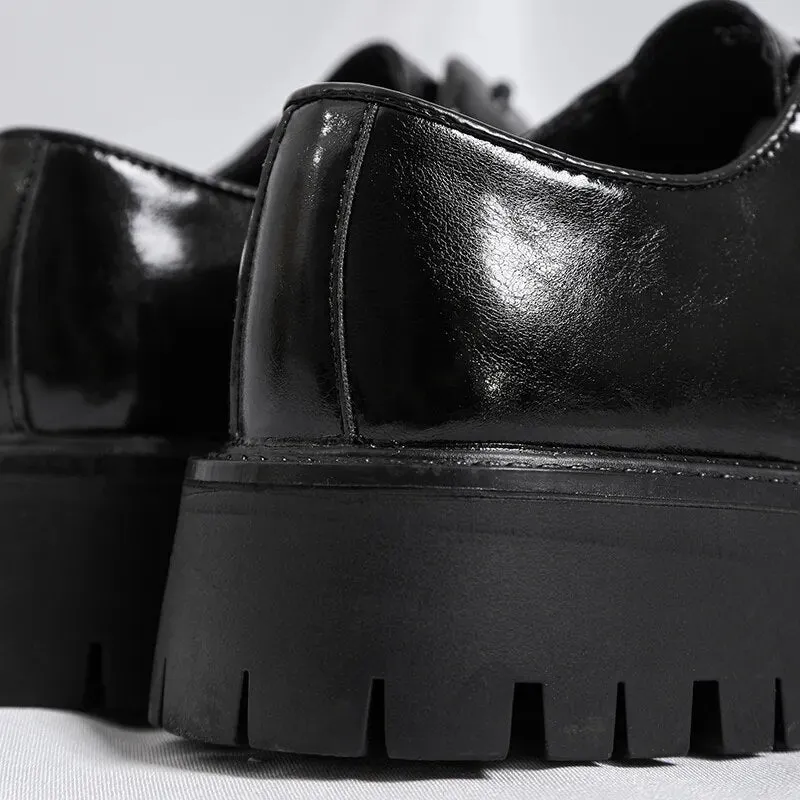 Lace-up Chunky Sole Derby Shoes