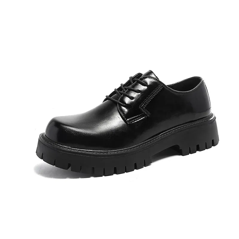 Lace-up Chunky Sole Derby Shoes