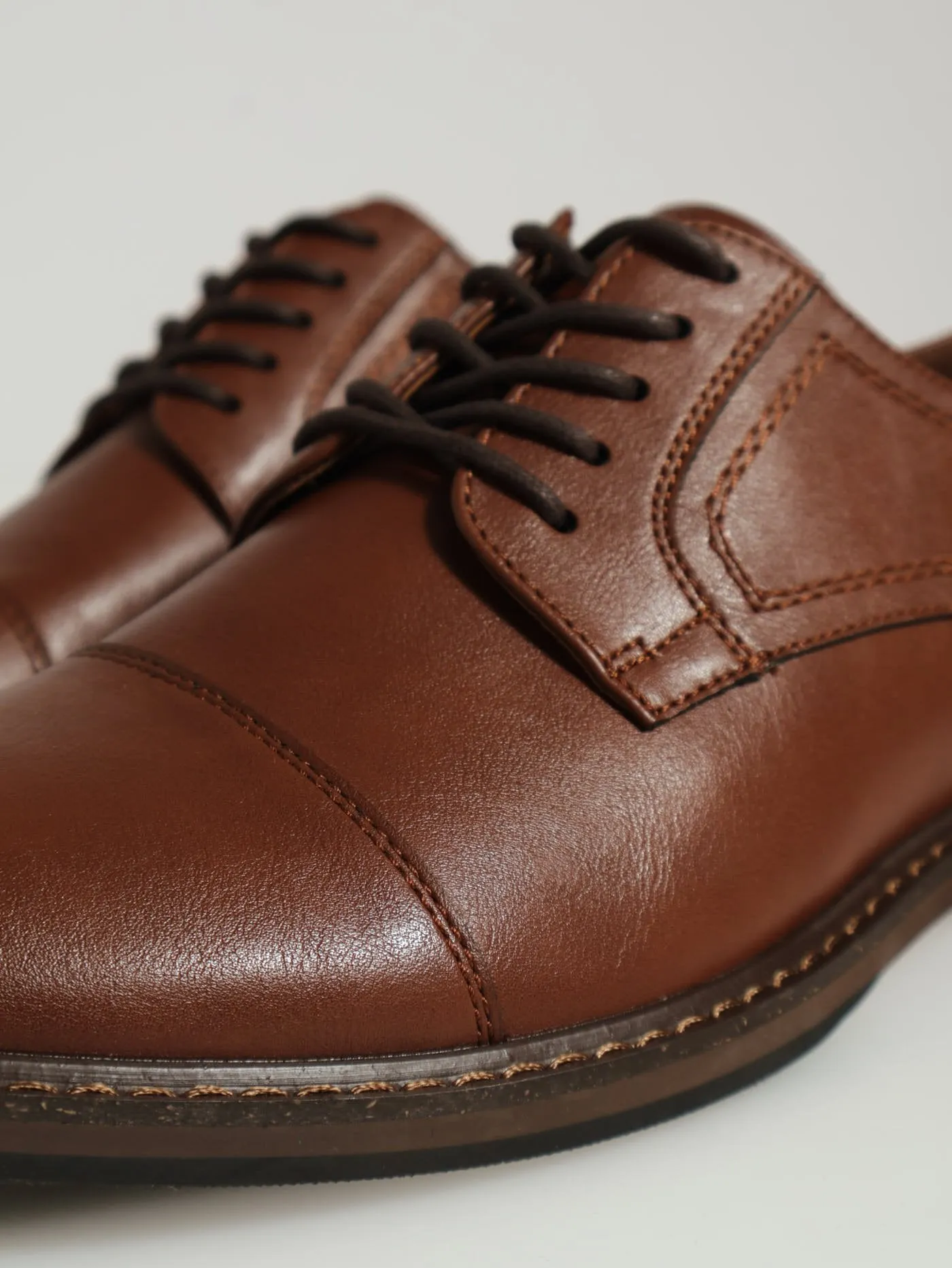 Langsen Lace Up Derby - Cognac