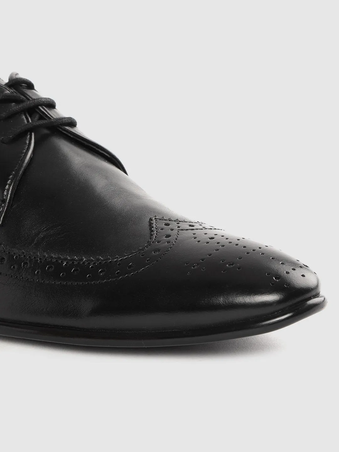 Leather Brogue Lace Up Shoes
