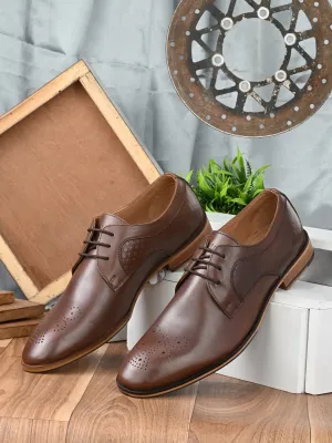 Leather Brogue Lace Up Shoes