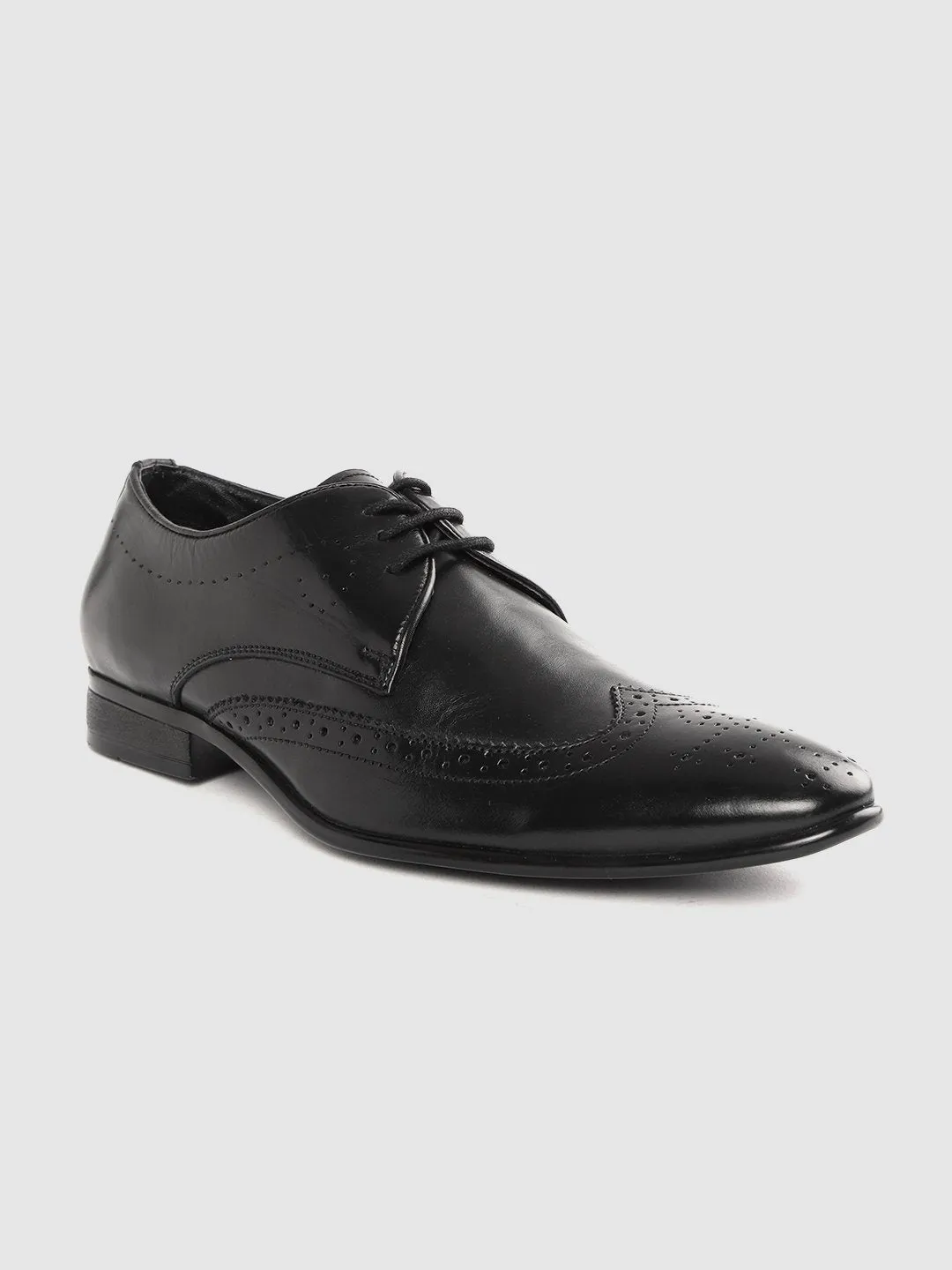 Leather Brogue Lace Up Shoes