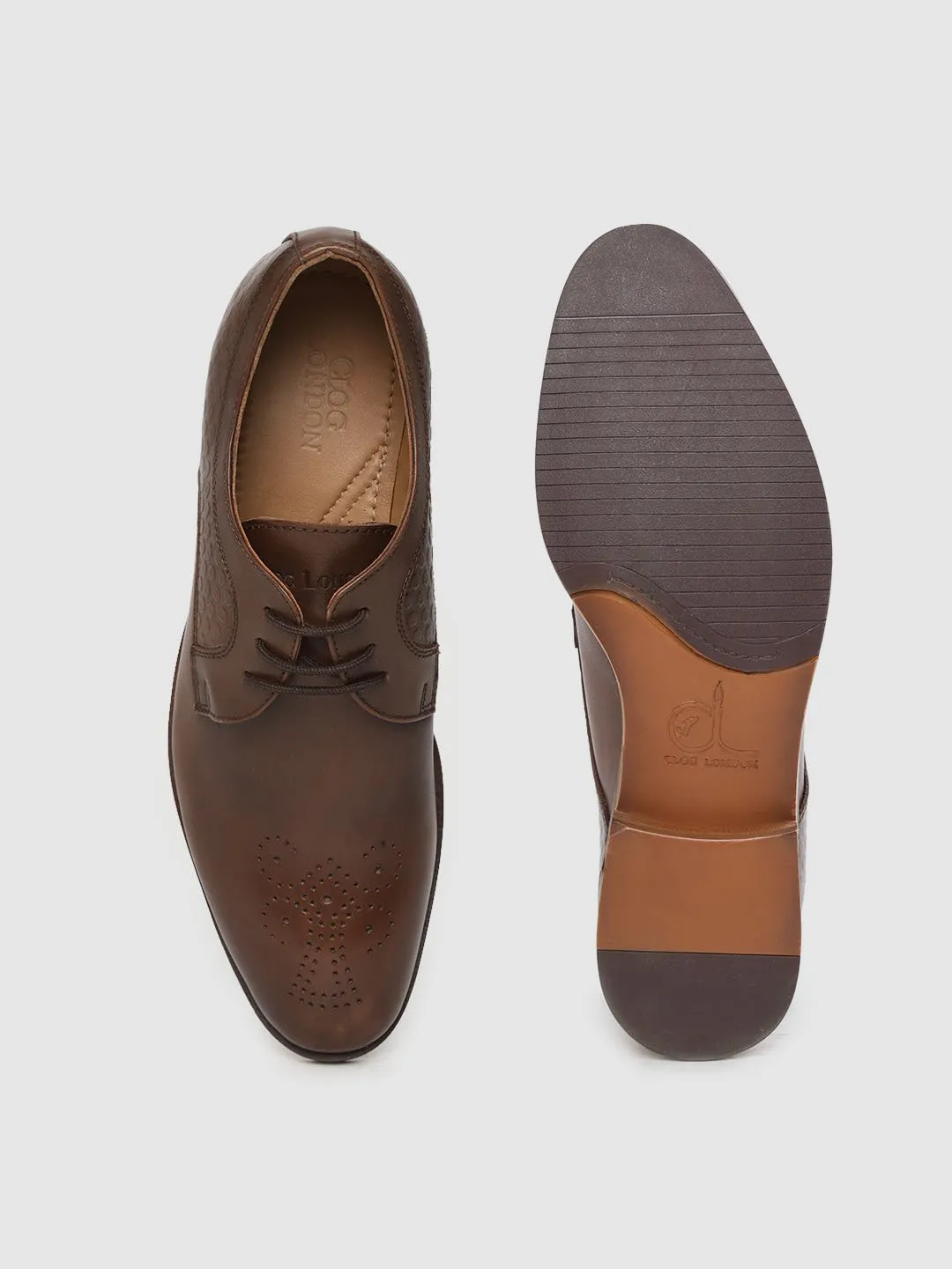 Leather Brogue Lace Up Shoes