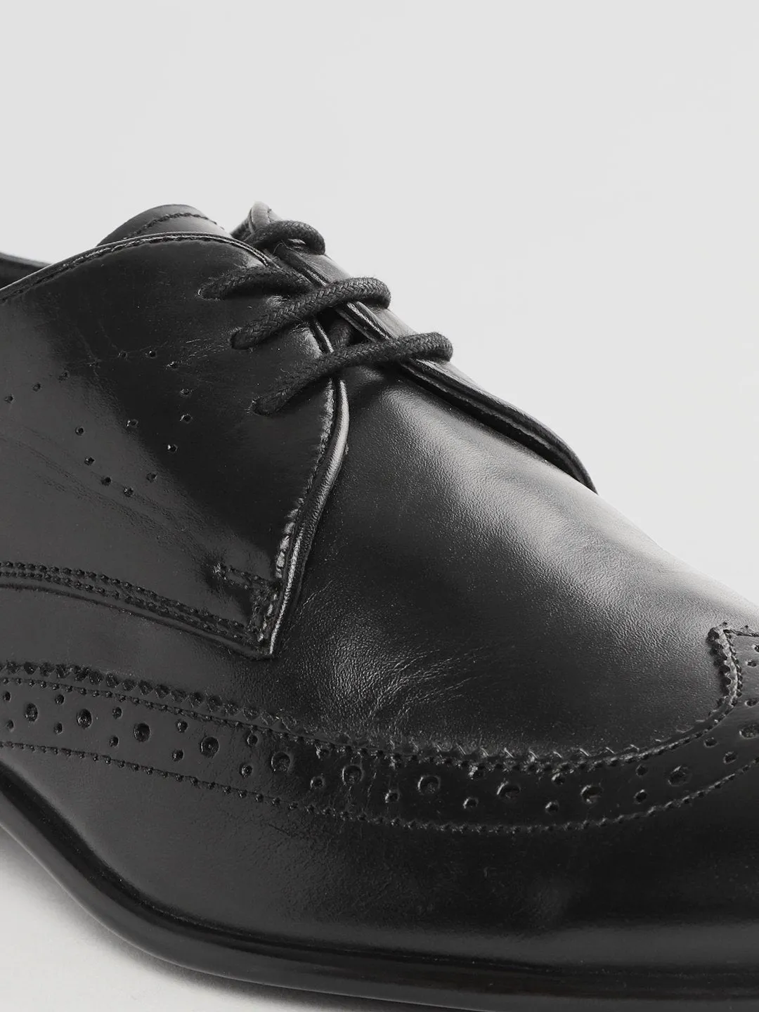 Leather Brogue Lace Up Shoes
