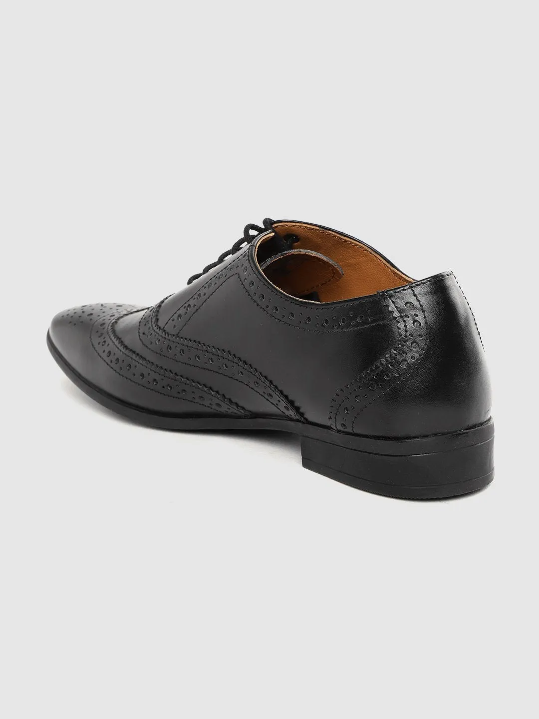 Leather Brogue Lace Up Shoes