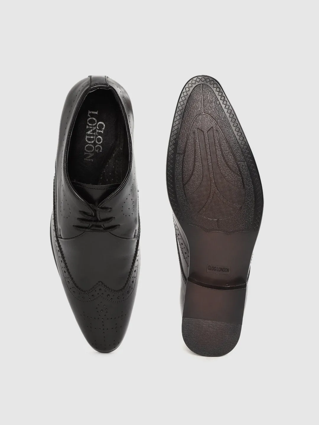 Leather Brogue Lace Up Shoes