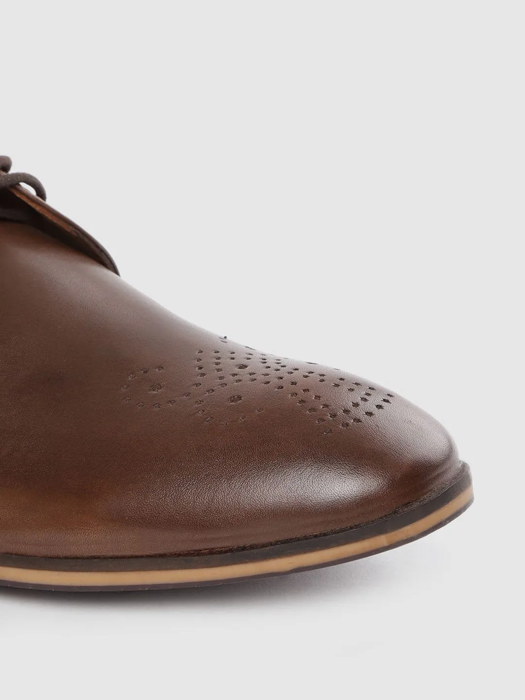 Leather Brogue Lace Up Shoes