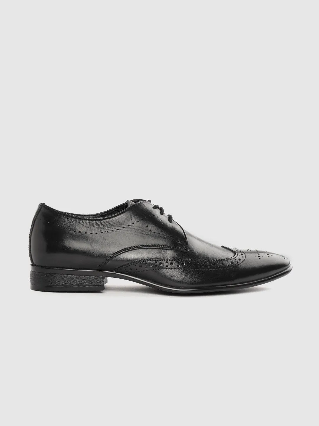 Leather Brogue Lace Up Shoes