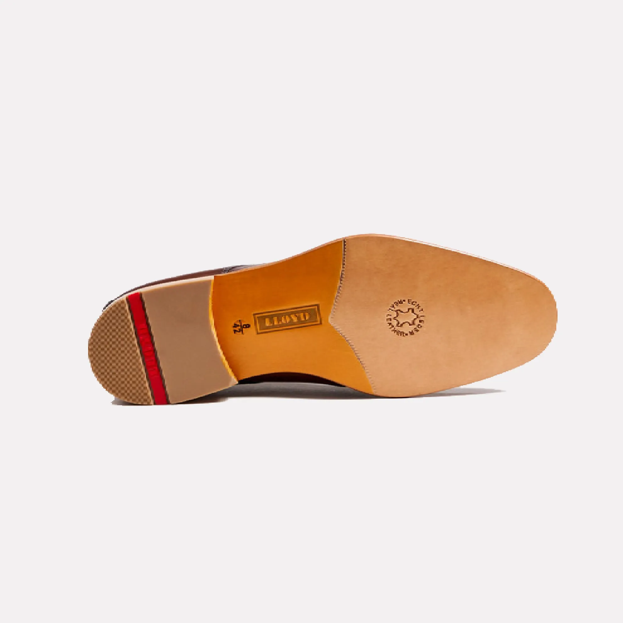 LLOYD SAIGON Lace-Up Leather Derby / Cigar/Brandy