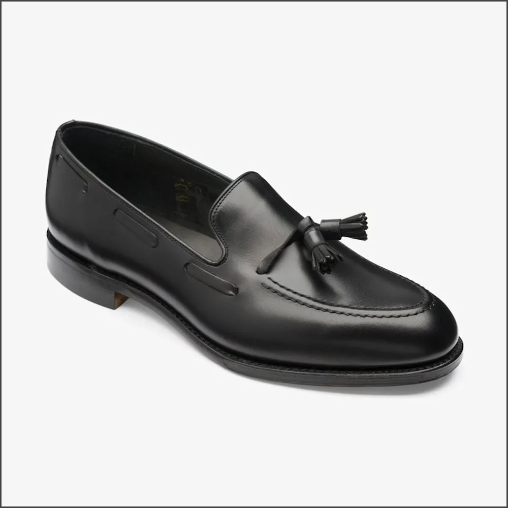 Loake Russell Black Leather Loafer Size 8 & 11 Only/