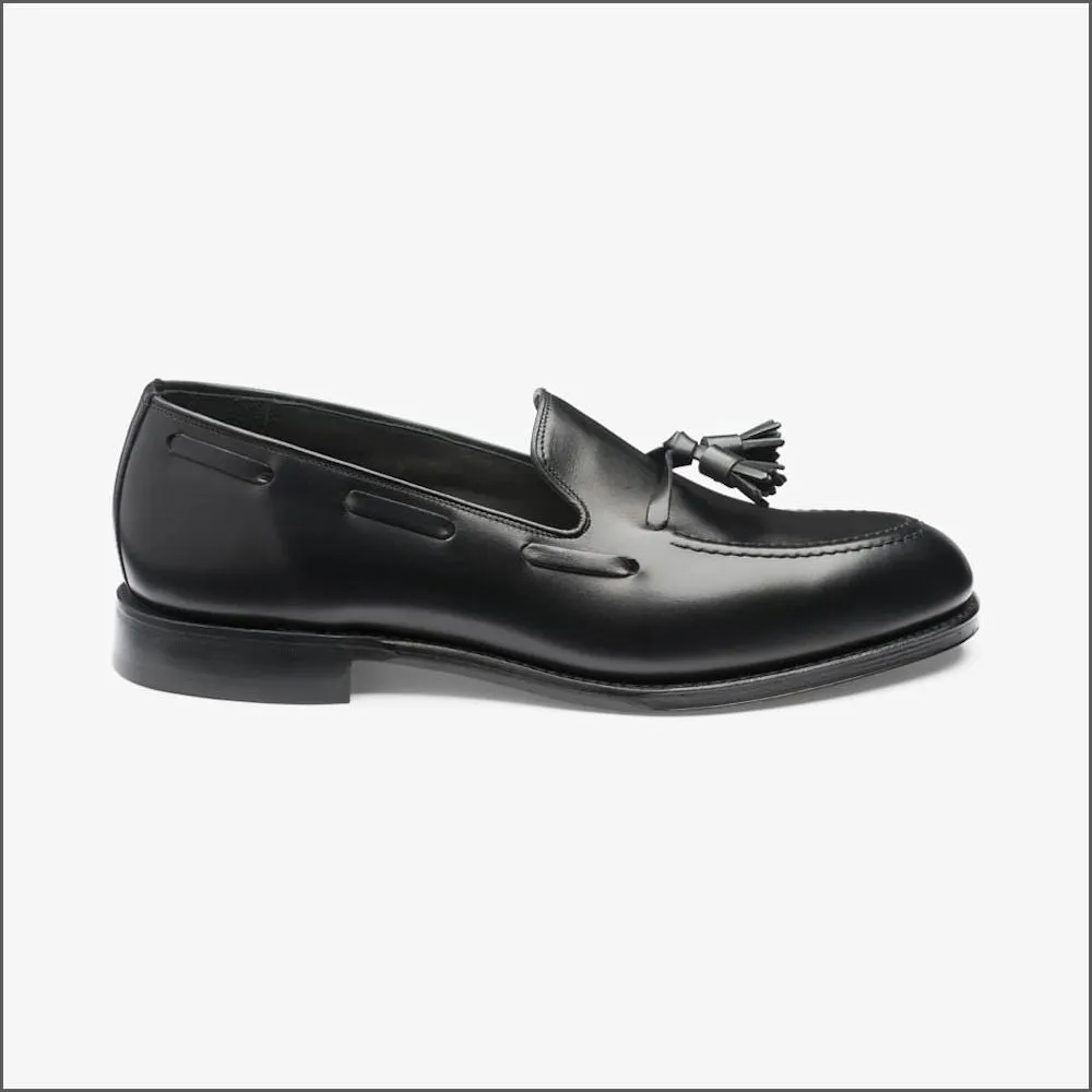 Loake Russell Black Leather Loafer Size 8 & 11 Only/