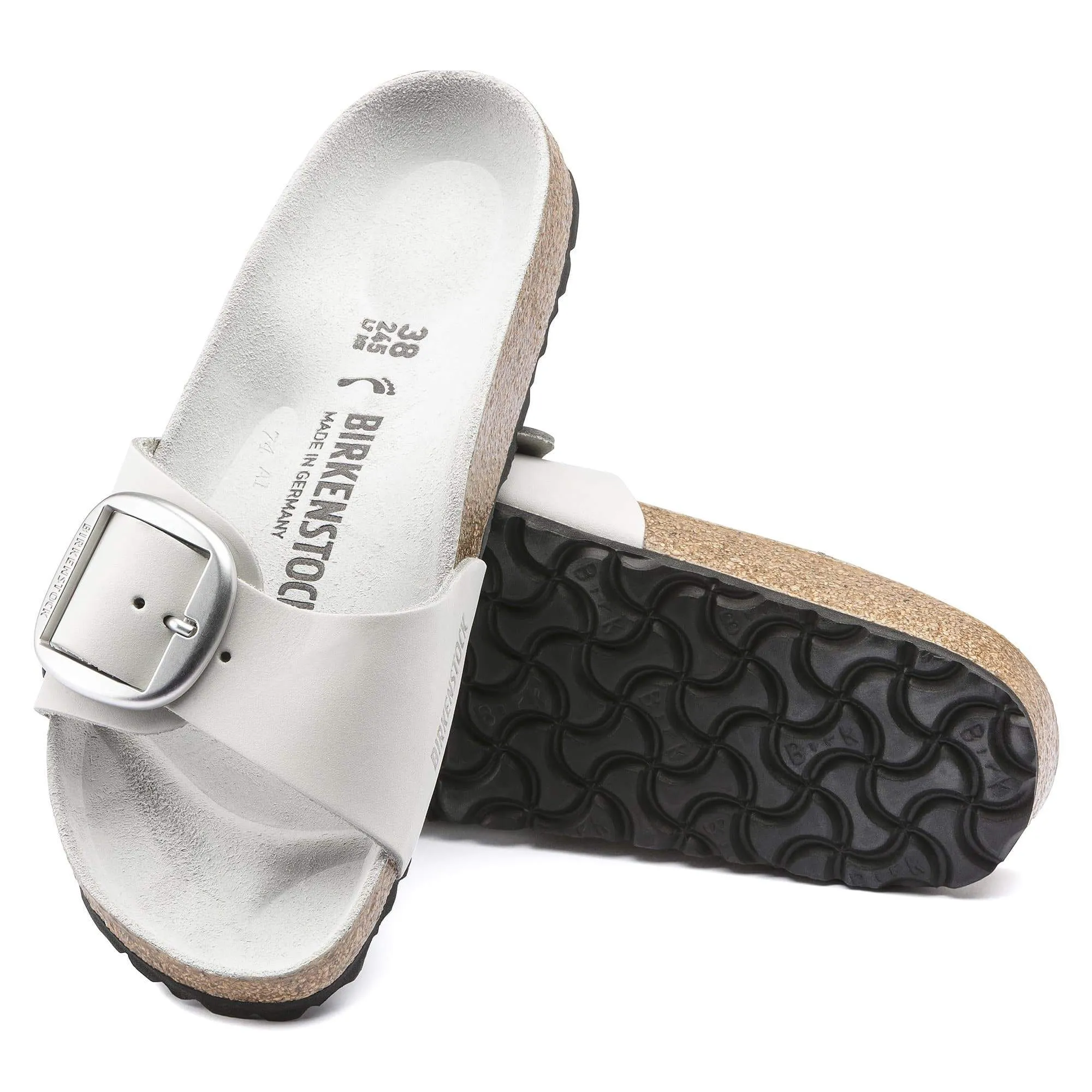 Madrid Big Buckle Nubuck Leather