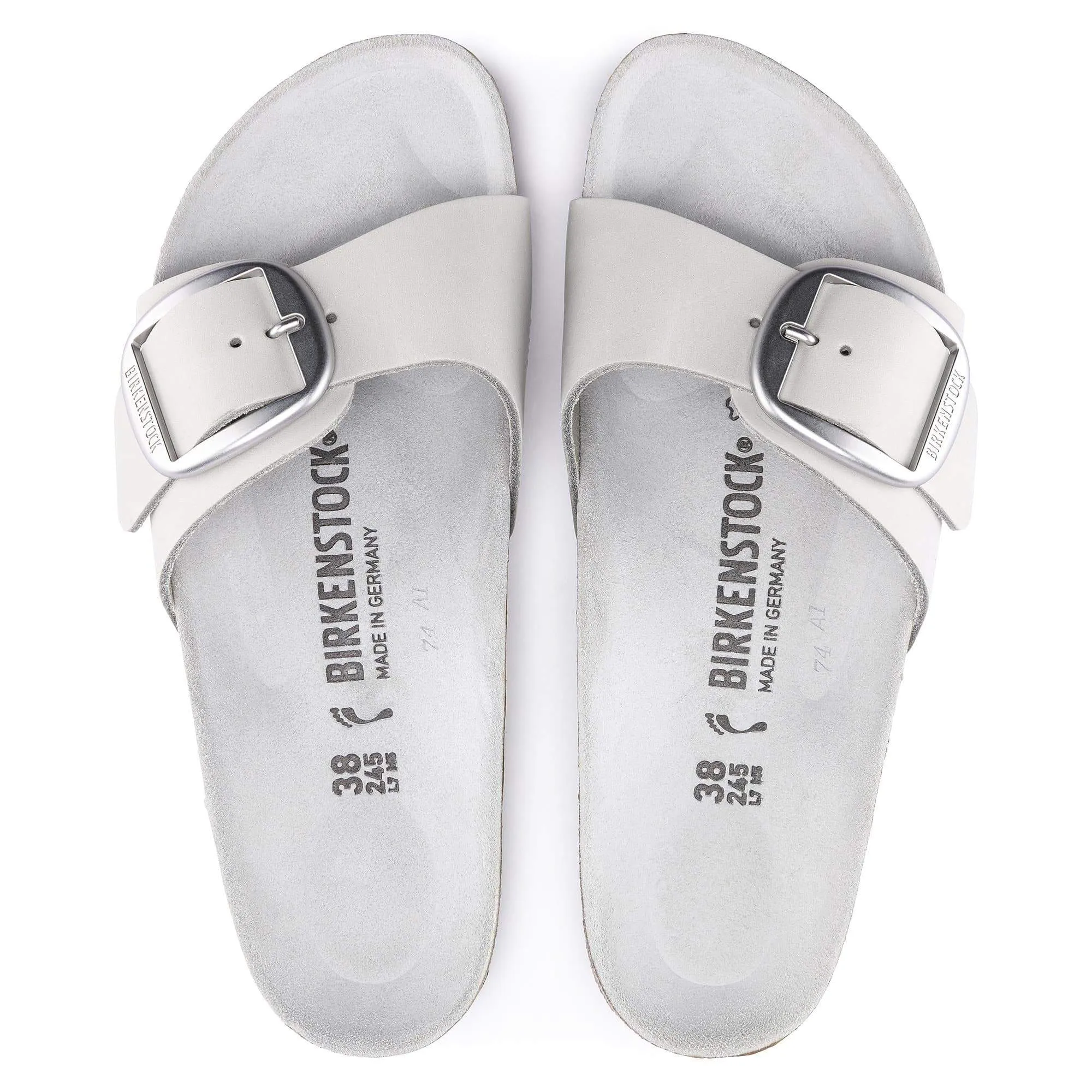 Madrid Big Buckle Nubuck Leather