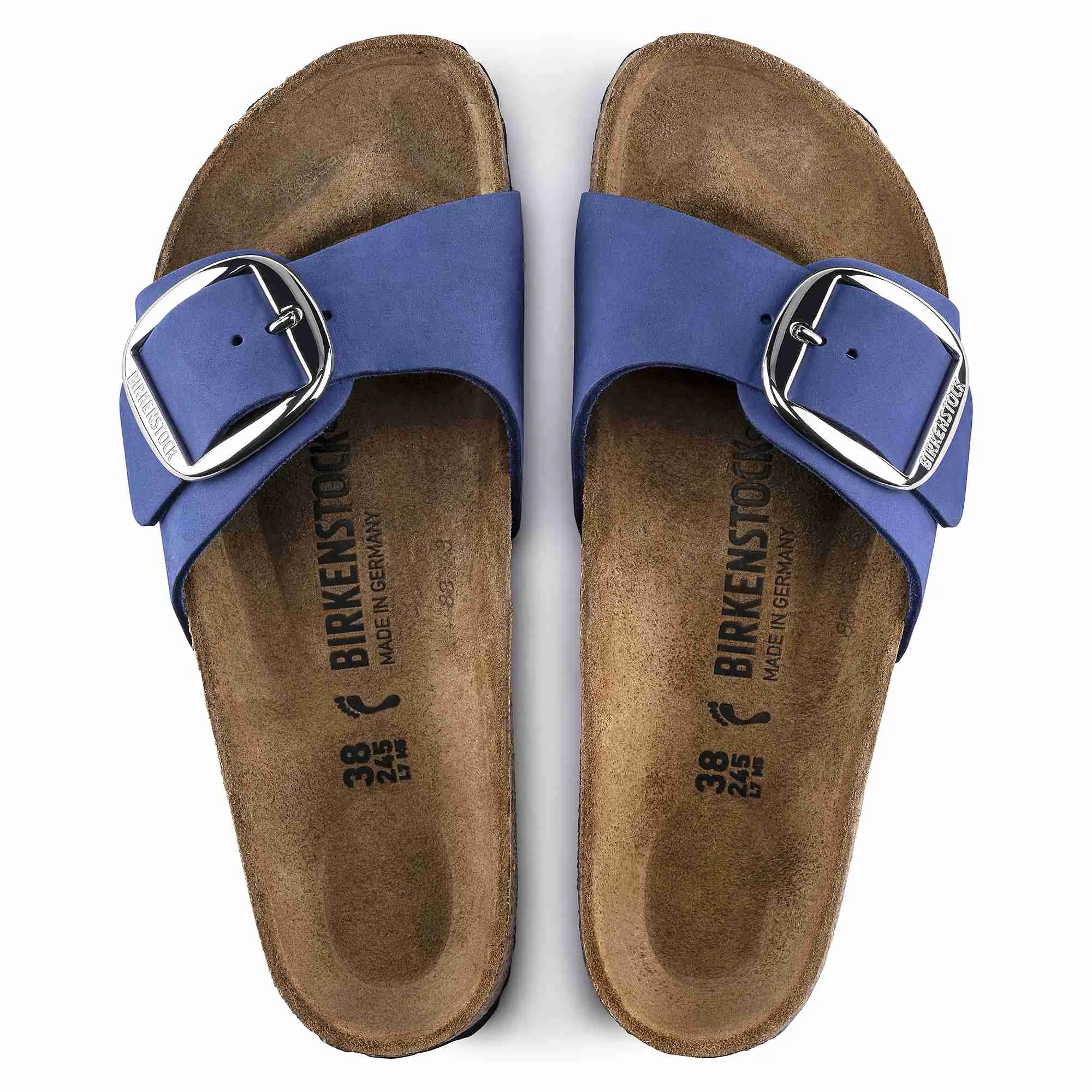 Madrid Big Buckle Nubuck Leather