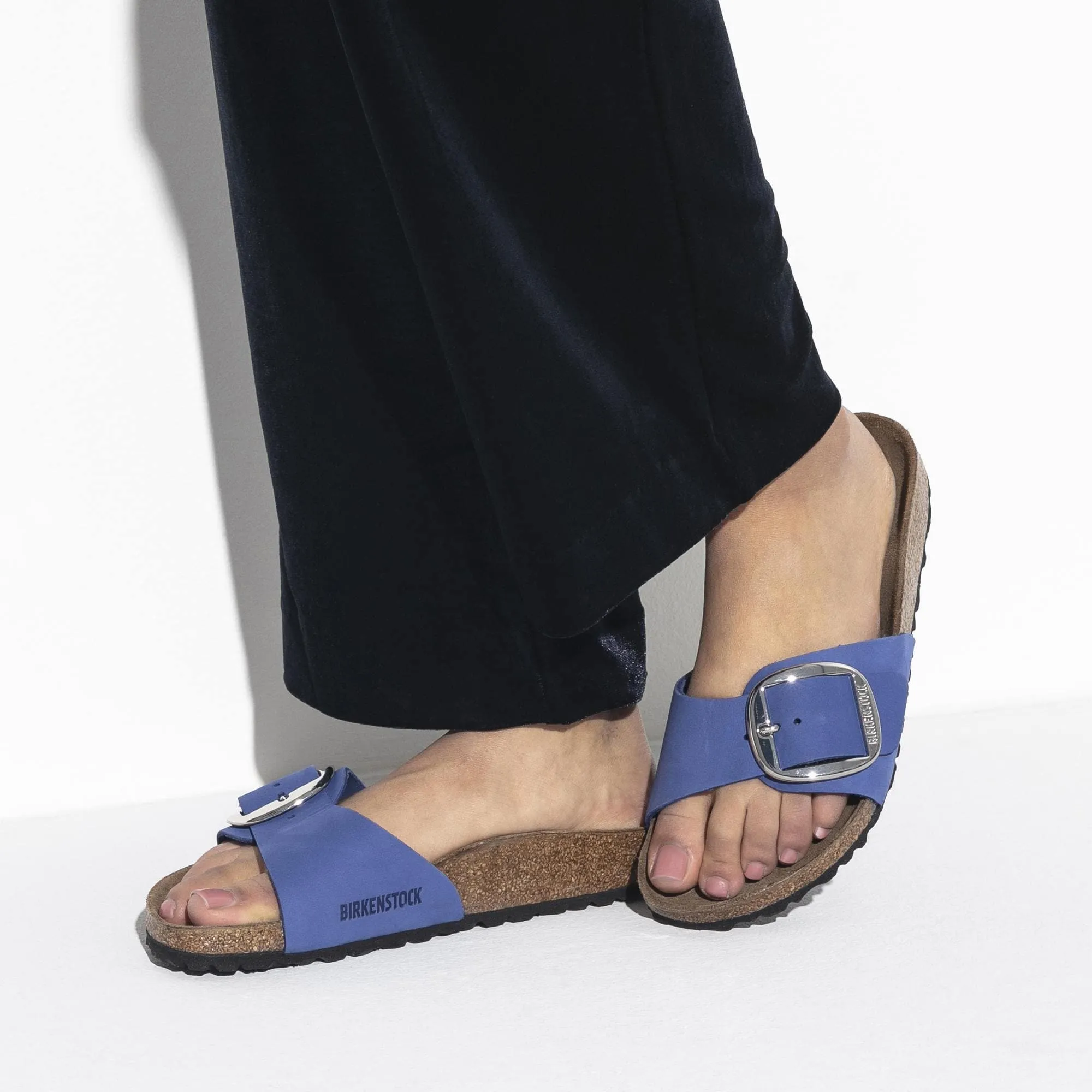 Madrid Big Buckle Nubuck Leather