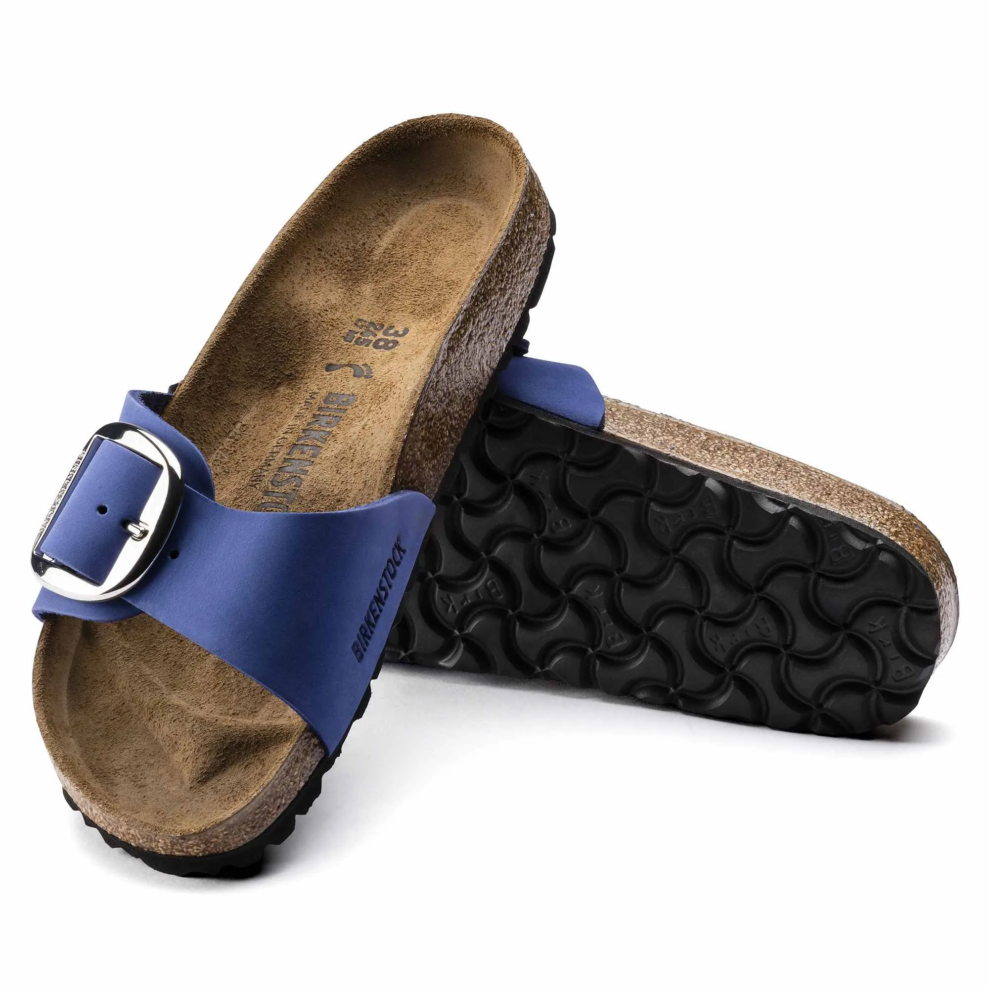 Madrid Big Buckle Nubuck Leather