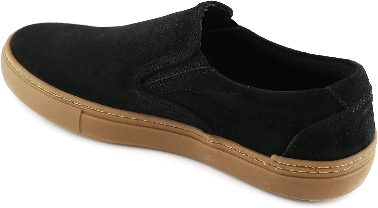 Marc Joseph New York Mens Lightweight Fashion Slip On Sockless Sneakers Non Slip Breathable Removable Insole Comfortable Walking Shoes