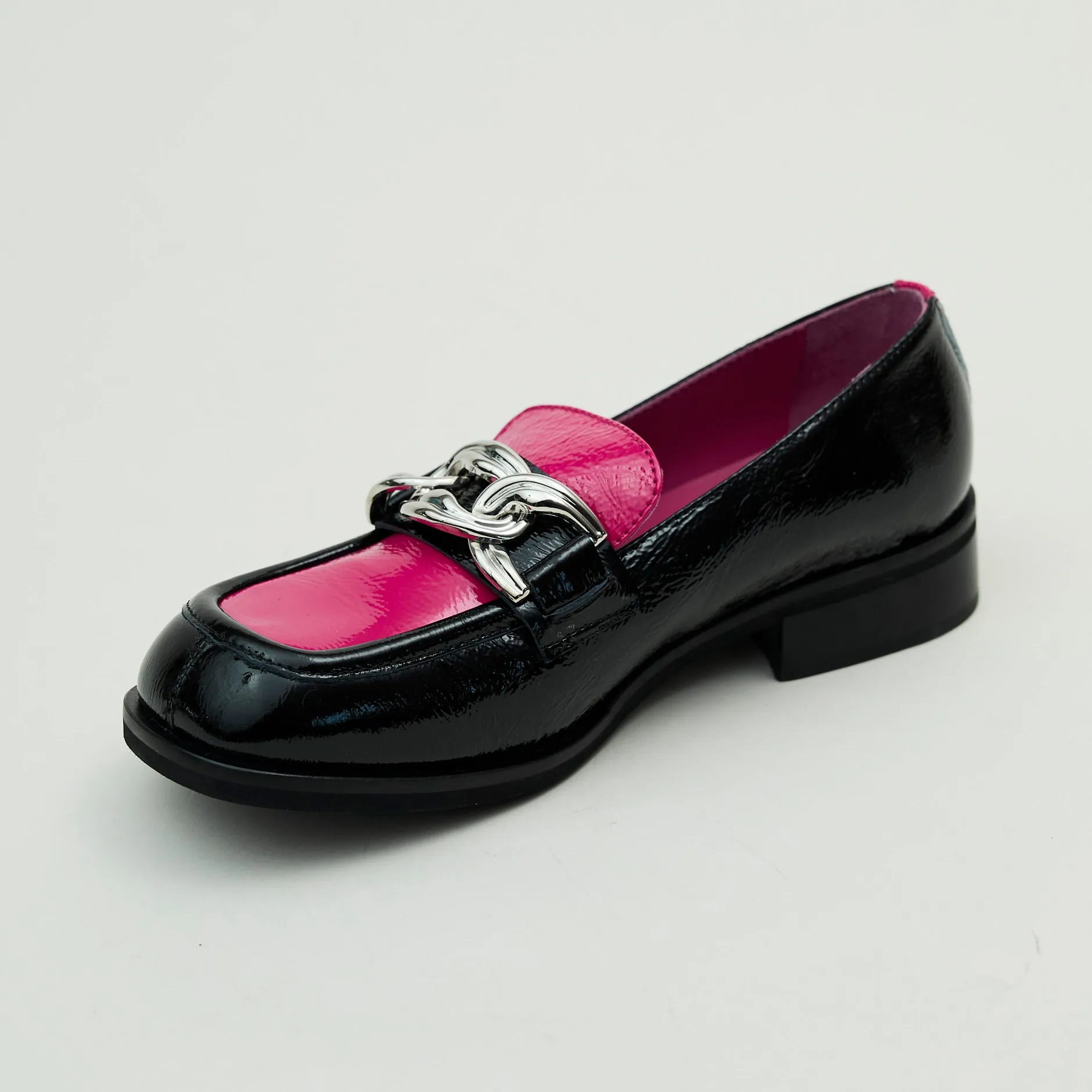 Marco Moreo Black Patent Leather Loafers