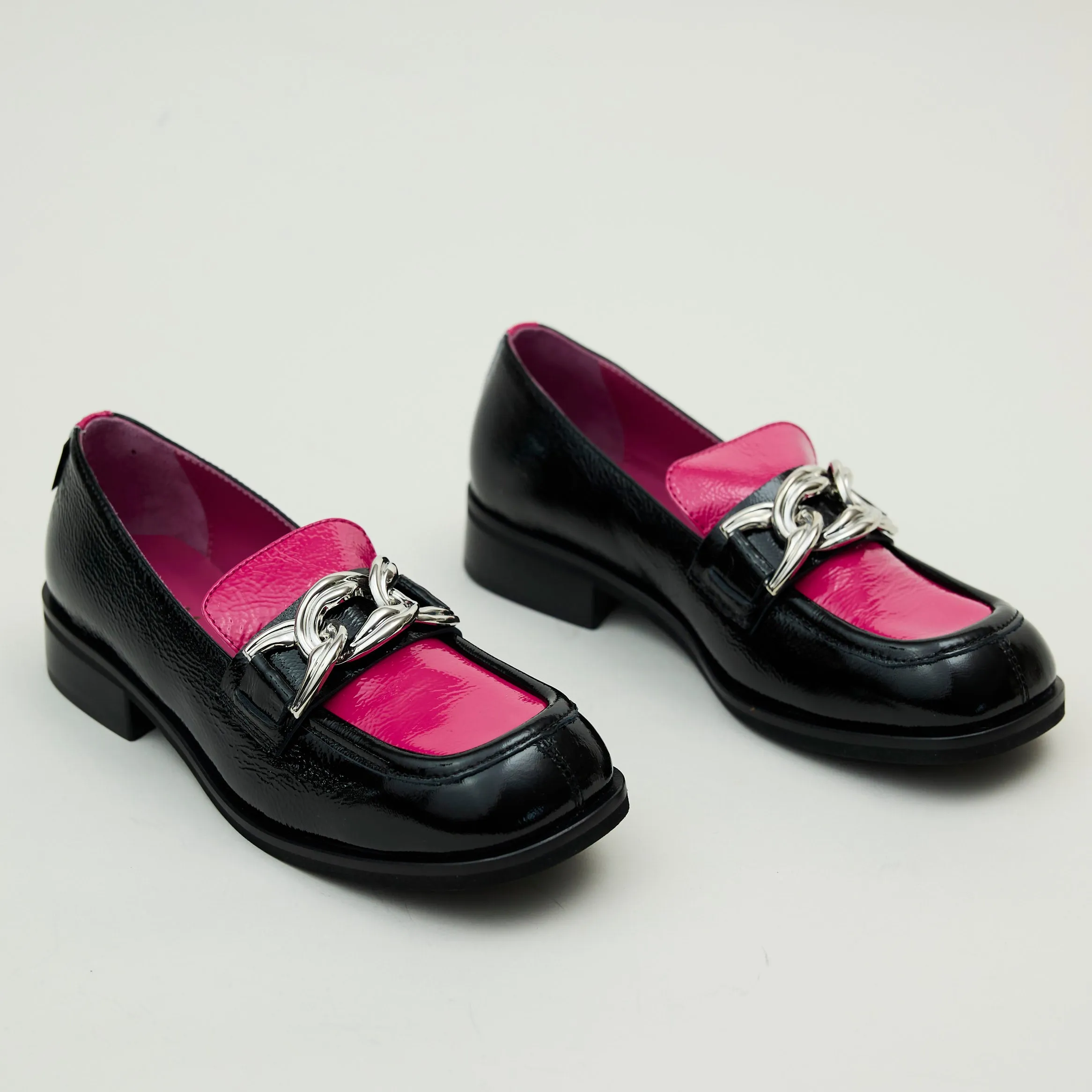 Marco Moreo Black Patent Leather Loafers