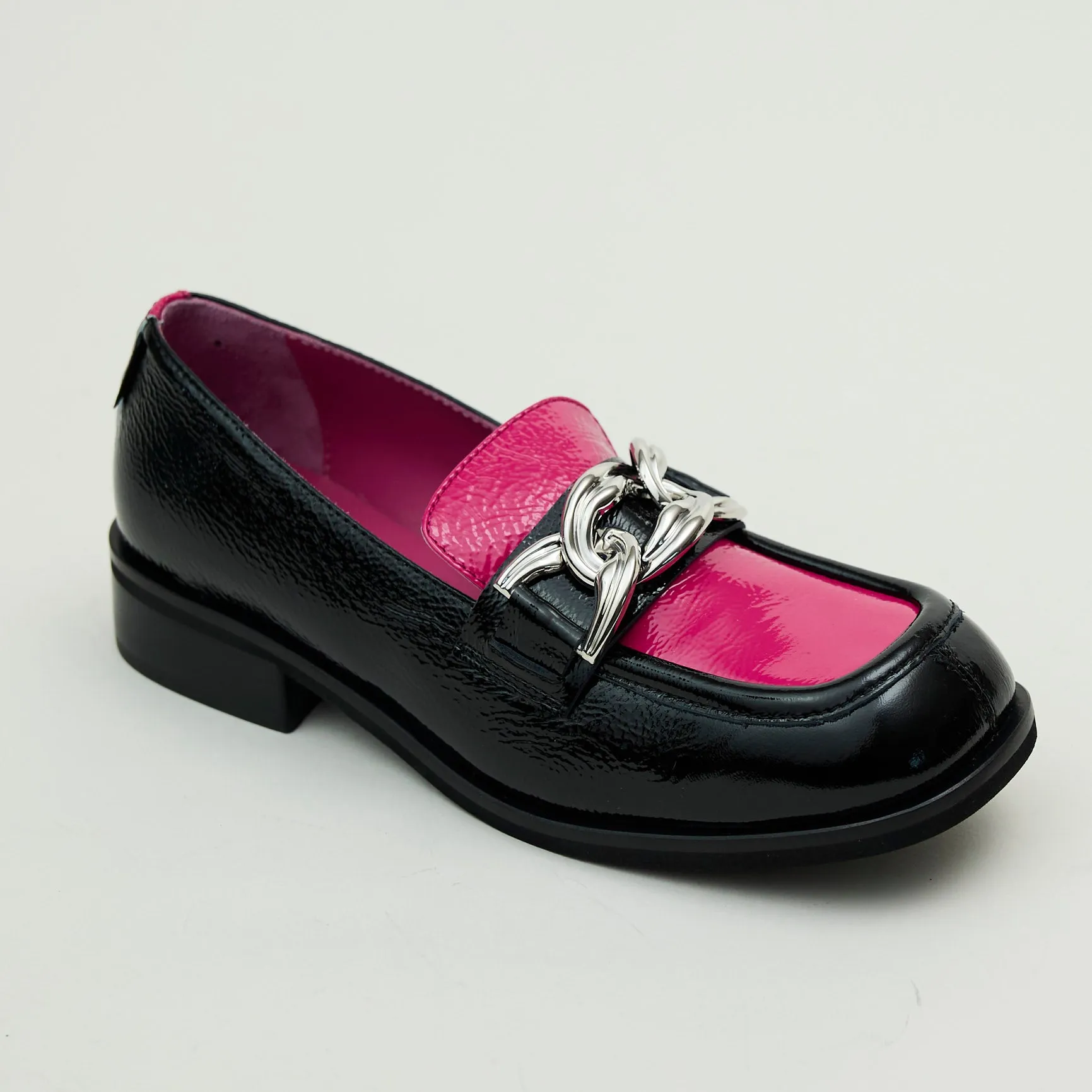 Marco Moreo Black Patent Leather Loafers