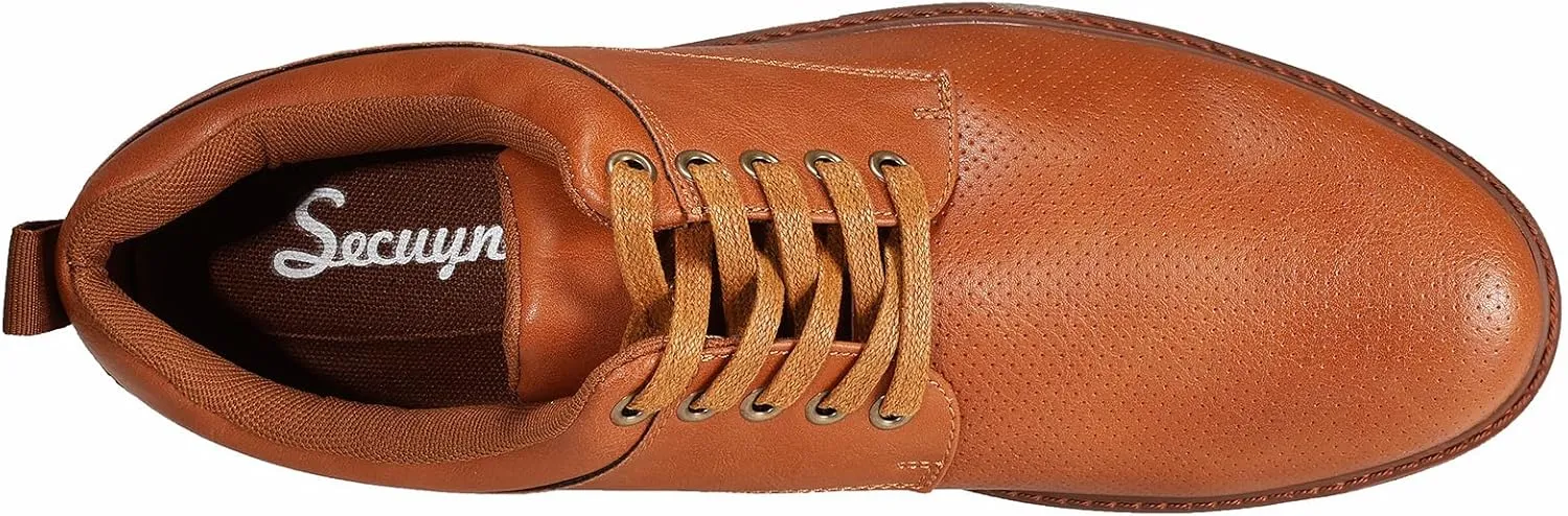 Men's Dress Shoes Classic Casual Oxfords Shoes for Men Brogues Wing Tips Lace Up Punched Round Toe