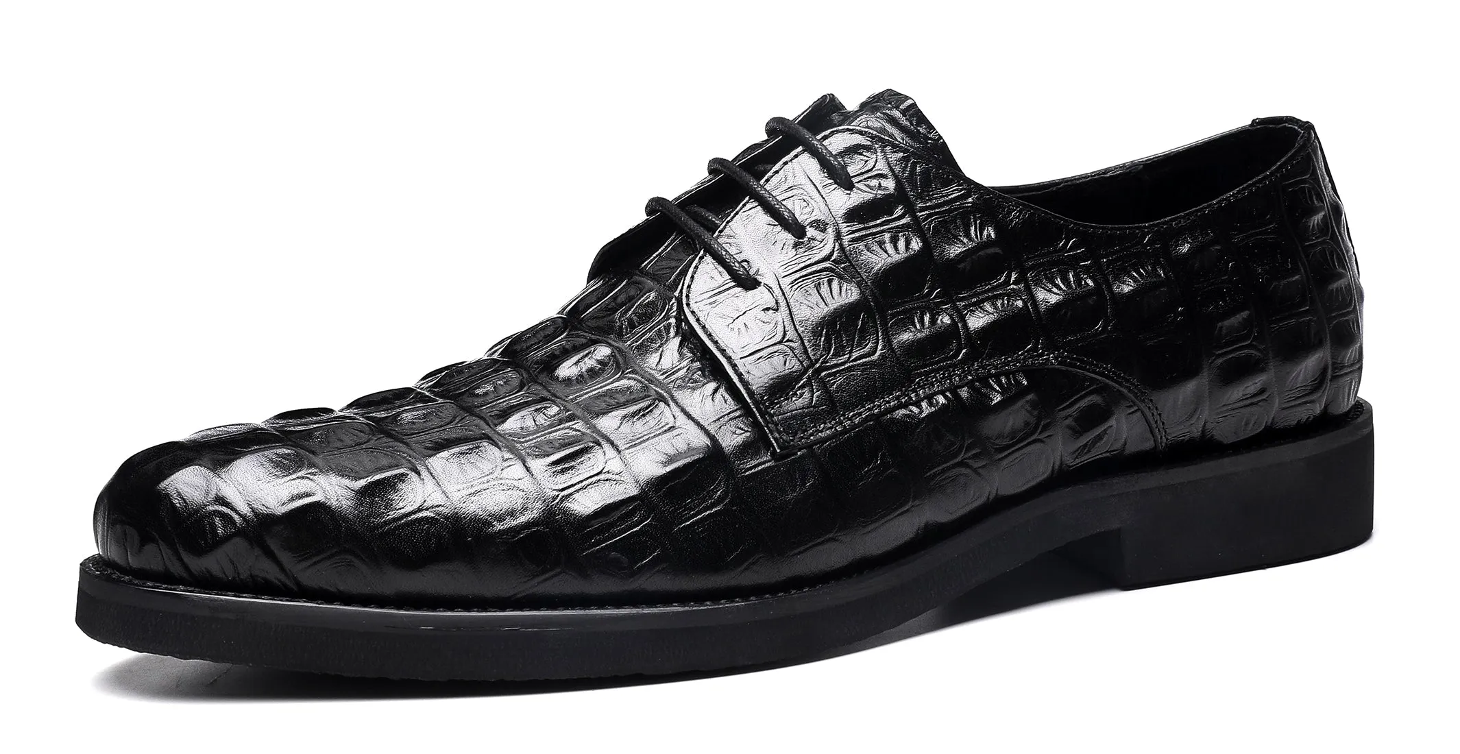 Men's Lace-up Leather Derby Comfort Shoes