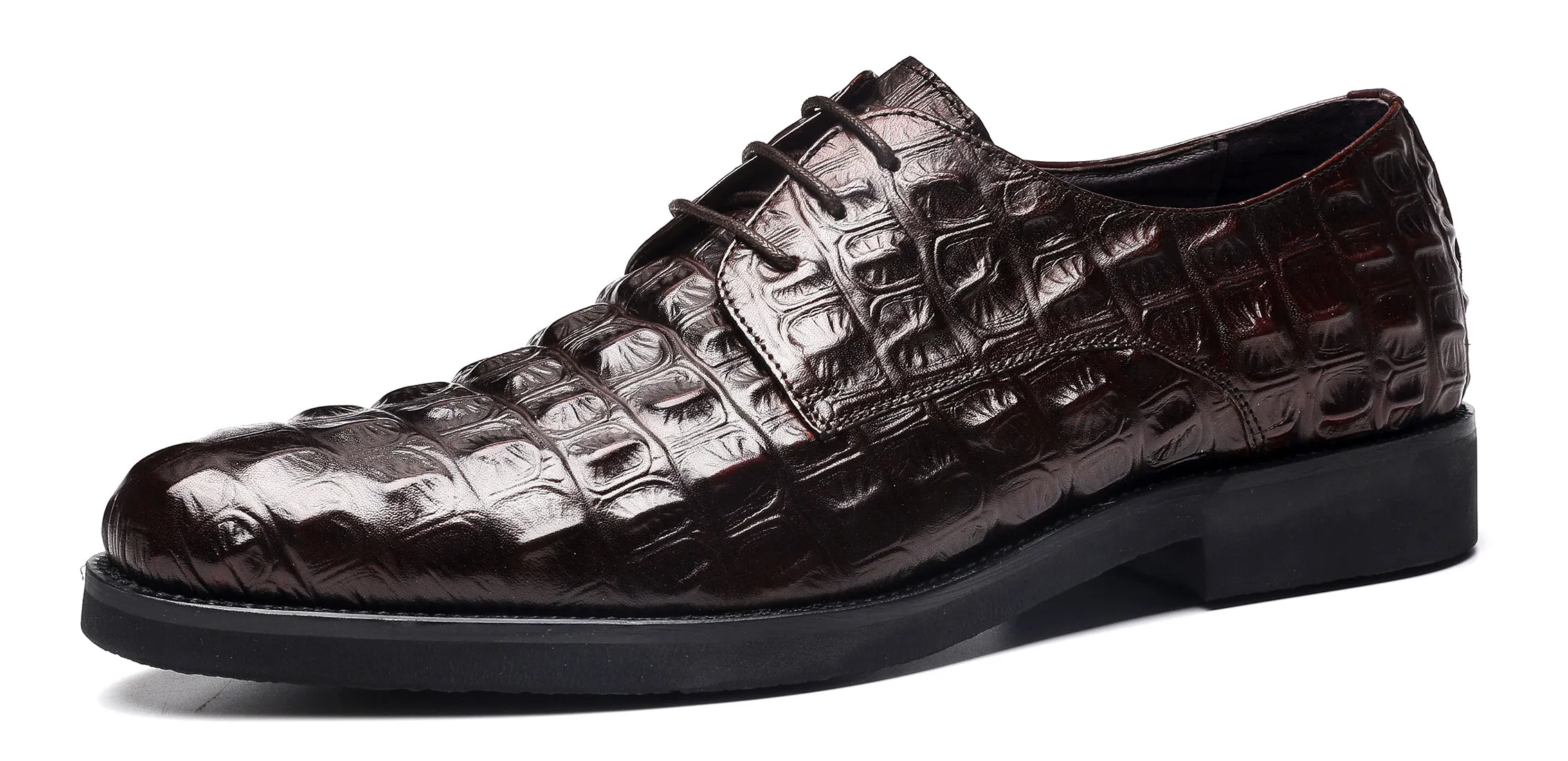 Men's Lace-up Leather Derby Comfort Shoes